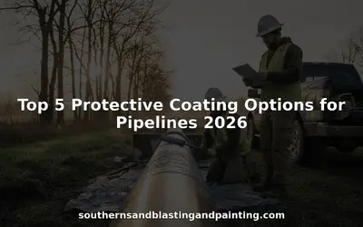 Top 5 Protective Coating Options for Pipelines 2026, over a pipeline at dusk