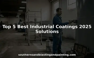 Top 5 Best Industrial Coatings 2025 Solutions, over a painter in a plant