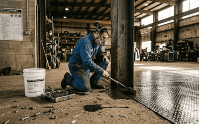 Coating adhesion guide for durable facility surfaces