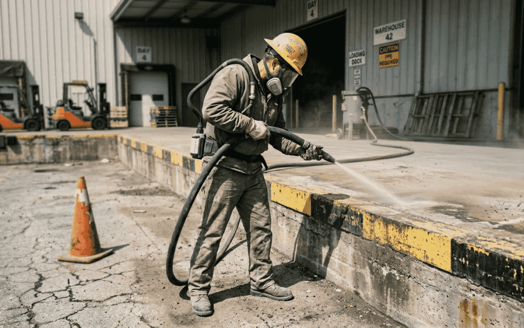 Examples of sandblasting projects for asset longevity
