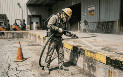 Examples of sandblasting projects for asset longevity