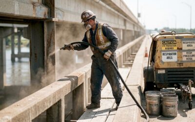 Sandblasting in construction: 90% of coating failures prevented