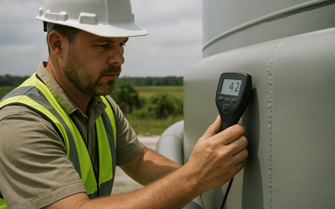 How Dry Film Thickness Measurement Ensures Coating Performance on Industrial Steel