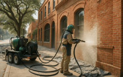 Dustless Blasting for Historic Masonry: How to Strip Coatings Without Damaging the Substrate